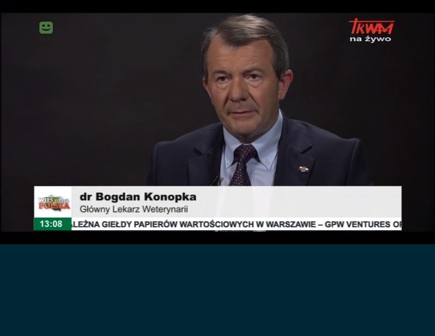 Główny Lekarz Weterynarii gościem TV Trwam